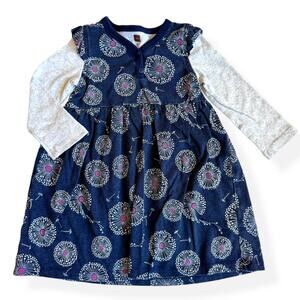 Tea Collection Wish Button Neck Dress 3